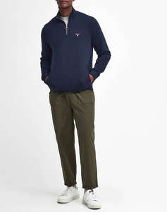 BARBOUR BECKHILL HALF ZIP SWEATSHIRT