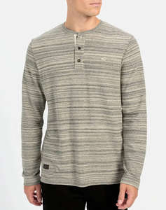 CAMEL T-Shirt Μ.Μ Henley stripes