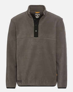 CAMEL Sweatshirt fleece troyer half button