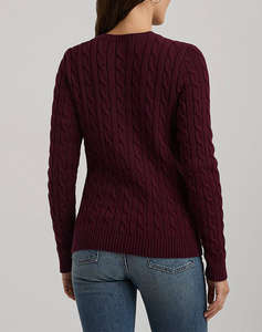 LAUREN RALPH LAUREN MONTIVA-LONG SLEEVE-PULLOVER