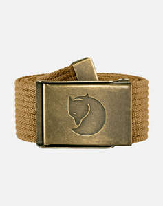 FJALLRAVEN Canvas Brass Belt 4 cm