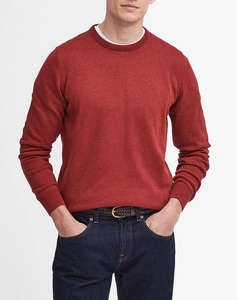 BARBOUR PIMA COTTON CREW NECK SWEATER ΠΛсмΤΟ