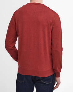 BARBOUR PIMA COTTON CREW NECK SWEATER ΠΛсмΤΟ