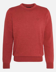 BARBOUR PIMA COTTON CREW NECK SWEATER ΠΛсмΤΟ