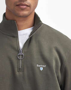 BARBOUR BECKHILL HALF ZIP SWEATSHIRT