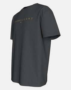 TOMMY JEANS TJM REG GOLD LINEAR LOGO TEE EXT