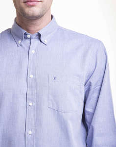 THE BOSTONIANS МЪЖКА РИЗА REGULAR FIT Plain FLANNEL Button-down Regular Fit