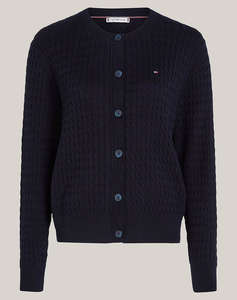 TOMMY HILFIGER CO CABLE C-NK CARDIGAN