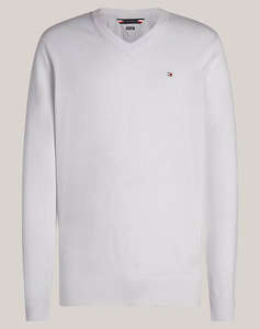 TOMMY HILFIGER PIMA ORG CTN CASHMERE V NECK