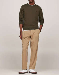 TOMMY HILFIGER PIMA ORG CTN CASHMERE CREW NECK