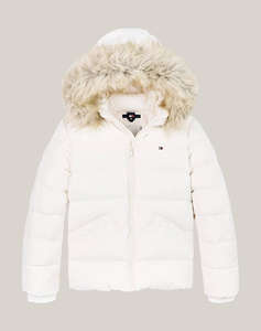 TOMMY HILFIGER ESSENTIAL DOWN FUR HOOD JACKET