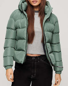 SUPERDRY D2 SDCD HOODED SPORTS PUFFER JACKET ДАМСКО ЯКЕ