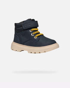 GEOX B KIDDARTAH B - NUBUCK+NYLON