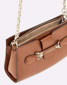 GUESS NOLANA CROSSBODY TOP ZIP ДАМСКА ЧАНТА (Размери: 24 x 13 x 7 см.)