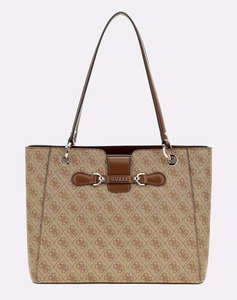 GUESS NOLANA NOEL TOTE ДАМСКА ЧАНТА (Размери: 36 x 26 x 10 см.)