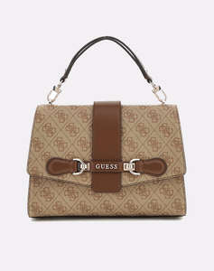 GUESS NOLANA TOP HANDLE FL ДАМСКА ЧАНТА (Размери: 24 x 17 x 8 см.)