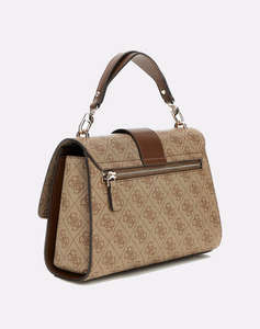 GUESS NOLANA TOP HANDLE FL ДАМСКА ЧАНТА (Размери: 24 x 17 x 8 см.)