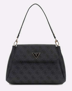 GUESS SORA GFRIEND FLAP SHOULDER BAG ДАМСКА ЧАНТА (Размери: 28 x 20 x 7 см.)