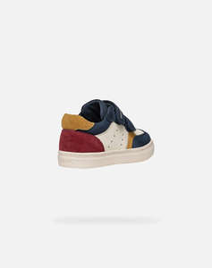 GEOX B NASHIK A - SUEDE+NAPPA