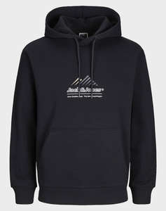 JACK&JONES JCOLIMA LOGO SWEAT HOOD BFLN