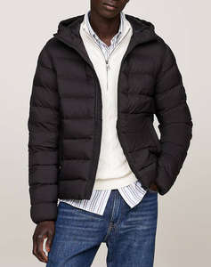 TOMMY HILFIGER MID WEIGHT HOODED JACKET