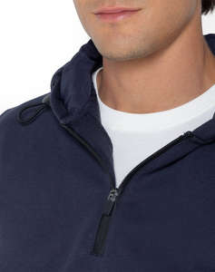 THE BOSTONIANS ПАМУЧЕН СУИТШЪРТ HALF ZIP REGULAR FIT QUAL 7262 PAT 9019-00