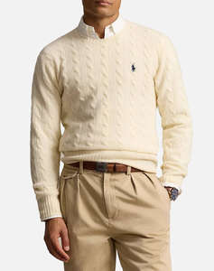 RALPH LAUREN CABLECNPP-PULLOVER