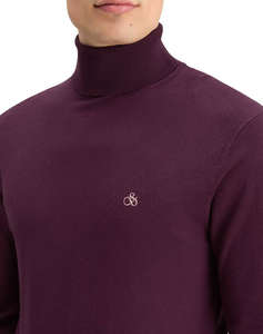 SCOTCH&SODA TURTLENECK VISCOSE SWEATER