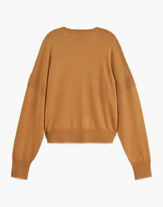 SCOTCH&SODA CORE V-NECK RELAXED PULLOVER