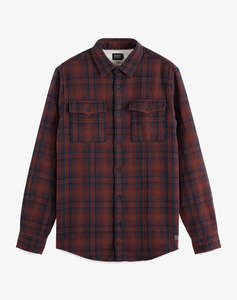 SCOTCH&SODA REGULAR FIT FLANNEL CHECK SHIRT