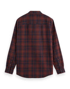 SCOTCH&SODA REGULAR FIT FLANNEL CHECK SHIRT