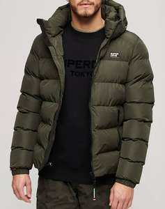 SUPERDRY D2 SDCD HOODED SPORTS PUFFER JACKET МЪЖКО ЯКЕ