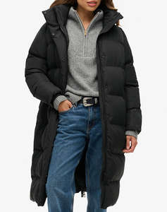 SUPERDRY D3 BOUT LONGLINE HOODED PUFFER JACKET ДАМСКО ЯКЕ