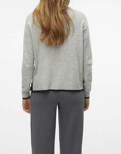 VERO MODA VMBREEZE LS V-NECK PULLOVER BOO