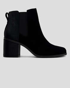 TOMS BLK SUE/METL SUE WM EVCHEL BOOT (Височина на тока : 5 см)