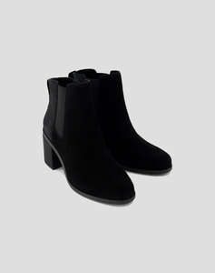 TOMS BLK SUE/METL SUE WM EVCHEL BOOT (Височина на тока : 5 см)