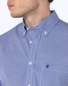 THE BOSTONIANS РИЗА CHESTER ПОПЛИН REGULAR FIT MiniCheck POPLIN Button-down Regular Fit