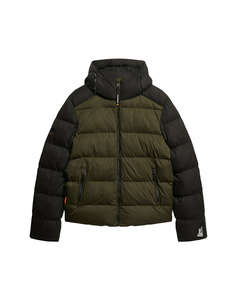 SUPERDRY D3 SDCD HOOD COLOUR BLOCK SPORT PUFFER МЪЖКО ЯКЕ