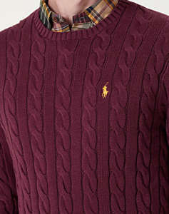 RALPH LAUREN LS DRIVER CN-LONG SLEEVE-PULLOVER