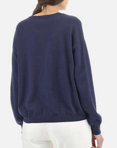 LA MARTINA БЛУЗА MMWOMAN TRICOT CREWNECK COTTON C