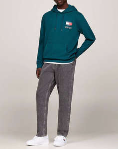 TOMMY JEANS TJM REG ESSENTIAL FLAG HOOD EXT