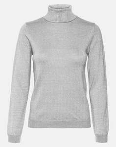 VERO MODA VMHAPPYSHINE LS ROLLNECK PULLOVER BOO