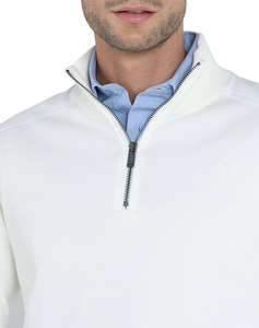 THE BOSTONIANS ПУЛОВЕР ПАМУК HALF-ZIP REGULAR FIT