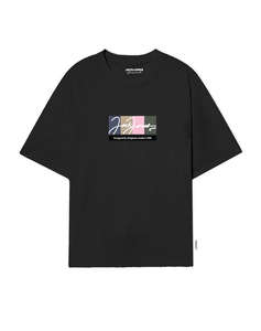 JACK&JONES JORPORTLAND BLOCK BRANDING SS CN LN