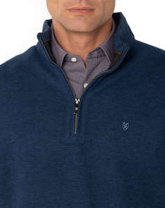 THE BOSTONIANS COTTON SWEATSHIRT HALF ZIP REGULAR FIT