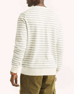 NAUTICA KNIT T-SHIRTMMNAVTECH STRIPED CREW (12GG)