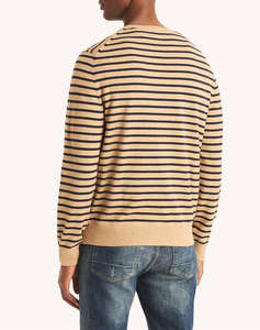 NAUTICA KNIT T-SHIRTMMNAVTECH STRIPED CREW (12GG)