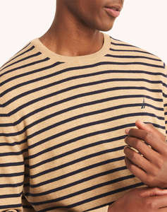 NAUTICA KNIT T-SHIRTMMNAVTECH STRIPED CREW (12GG)