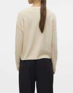 VERO MODA VMESTI LS O-NECK PULLOVER GA BOO