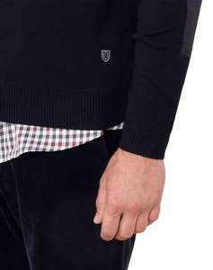 THE BOSTONIANS ПУЛОВЕР ПАМУК HALF-ZIP REGULAR FIT